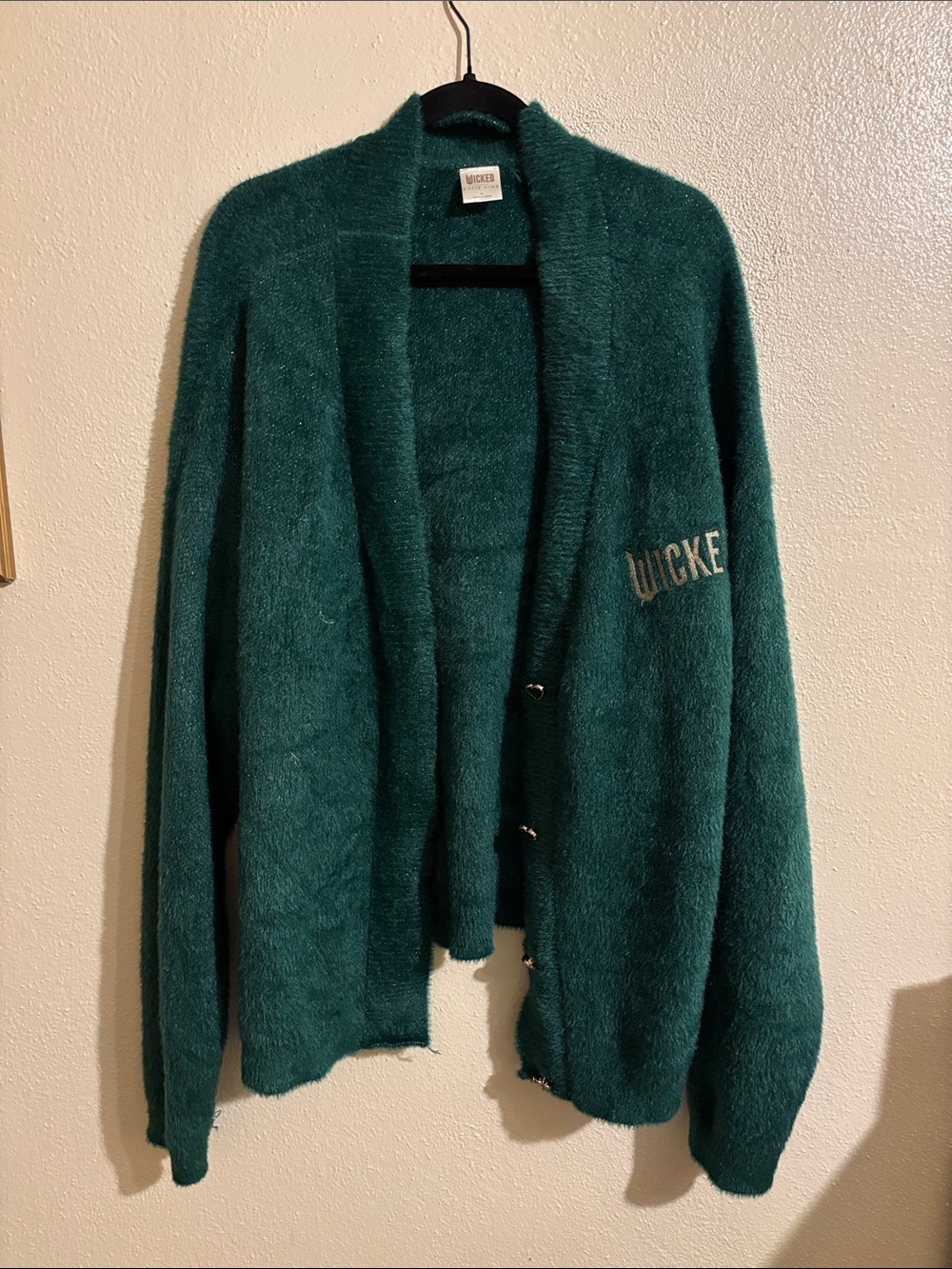 Green Wicked Women's Sweater Cardigan